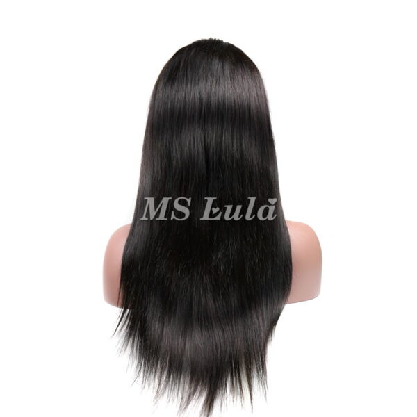 Virgin Human Hair Straight Transparent Full Lace Wigs - Image 2